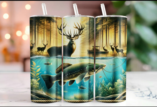 Fishing and Hunting Tumbler
