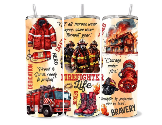Firefighter Tumbler