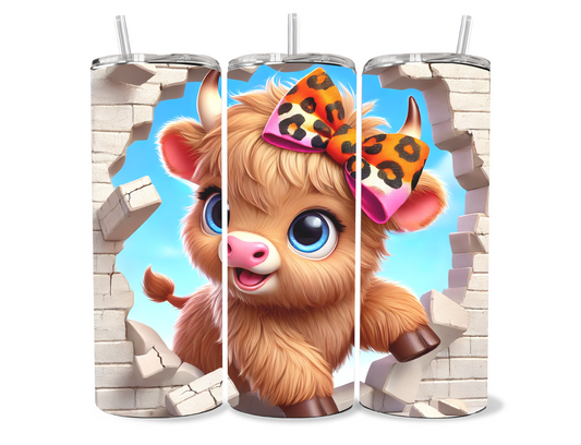 Highland Cow Tumbler