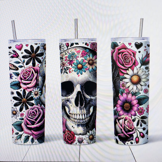 Sugar Skull Tumbler