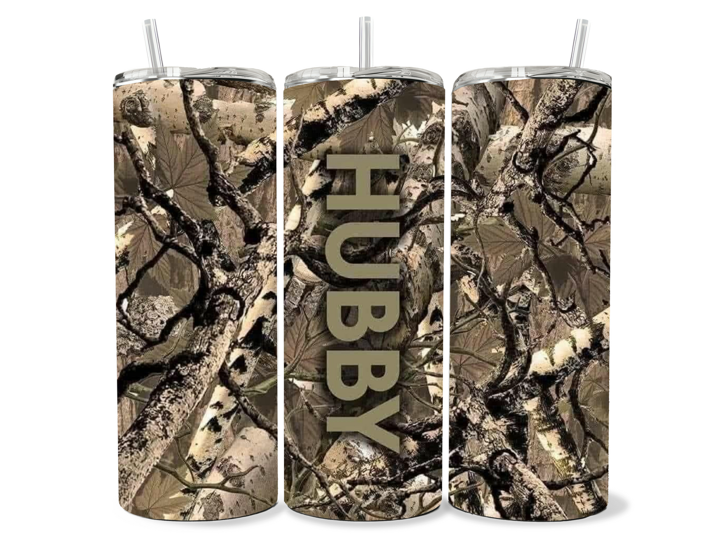 Camo Hubby Tumbler